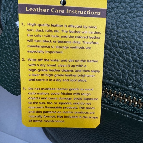 Dark Green Leather Hobo Bag/Purse/Handbag/Soft - Picture 14 of 14